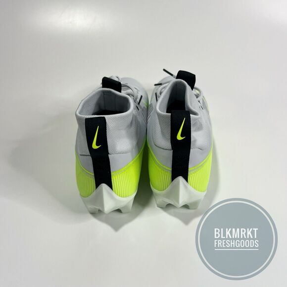 Nike Vapor Edge Pro 360 2 Football Cleats Grey/Volt/Black DA5456-004 Size 11 main image 5